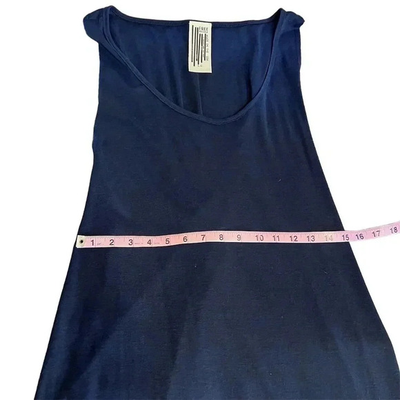 Free People Women's Sleeveless Tank Maxi Dress Blue Size L - Picture 5 of 12